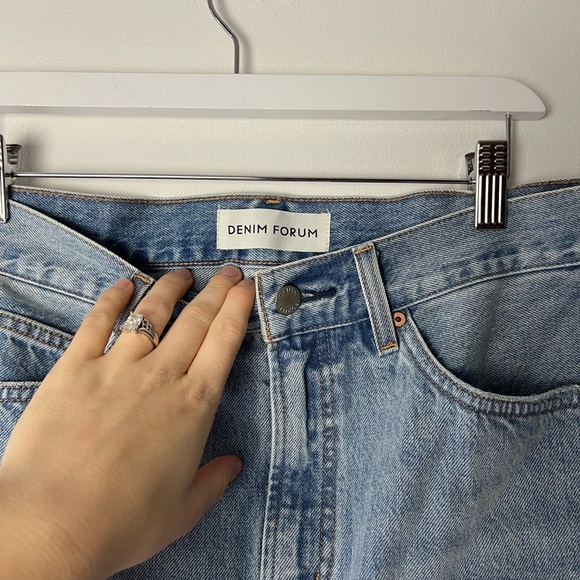 Denim Forum 90s Ricci Denim Mini Skirt - Picture 2 of 6